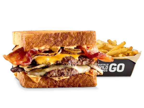 Bacon Patty Melt” with a calorie count of 1720 calories.