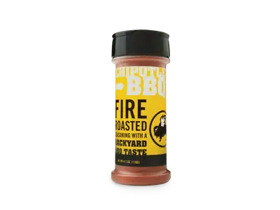 Chipotle BBQ dry rub seasoning with smoky sweet flavor 5 calories