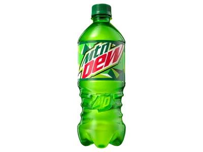 Mountain Dew Bottle 290 calories
