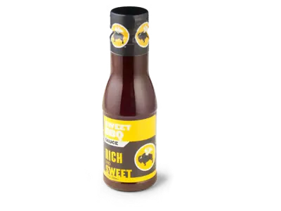 Caribbean jerk sauce bottle with spicy and smoky flavor 70 calories